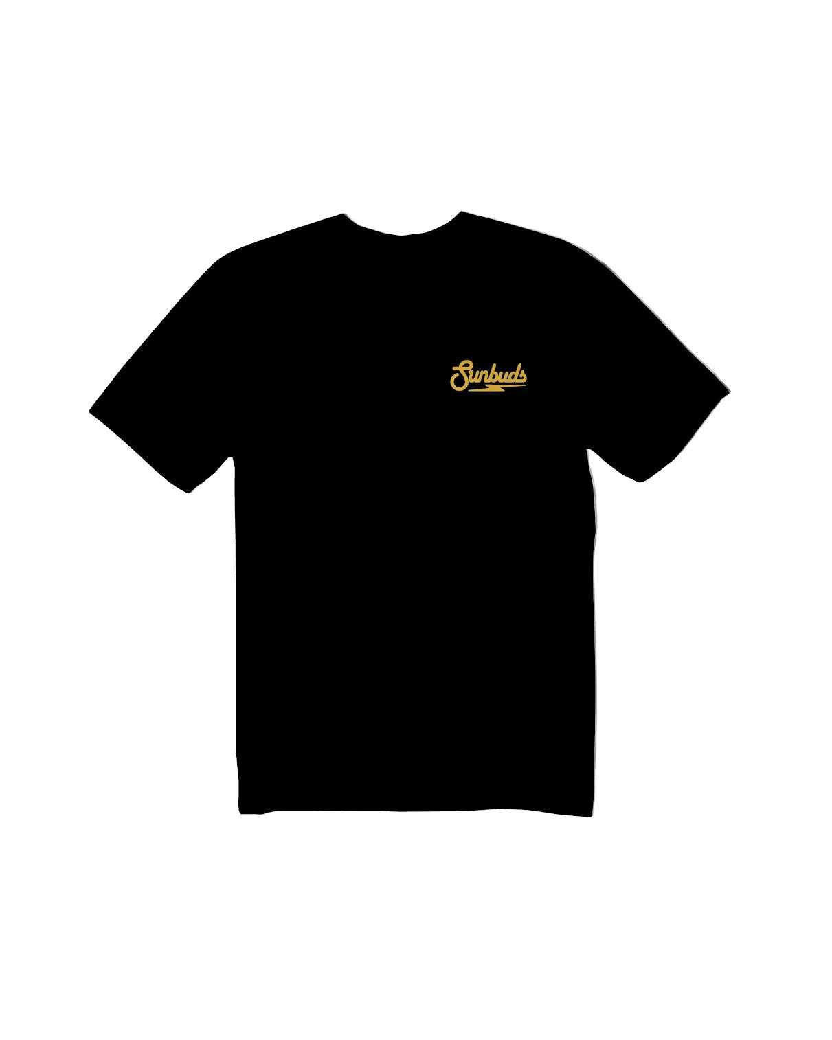Sunbuds T-Shirt Black With Yellow Logo