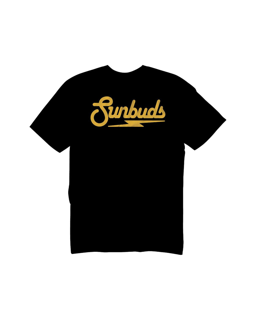 Sunbuds T-Shirt Black With Yellow Logo