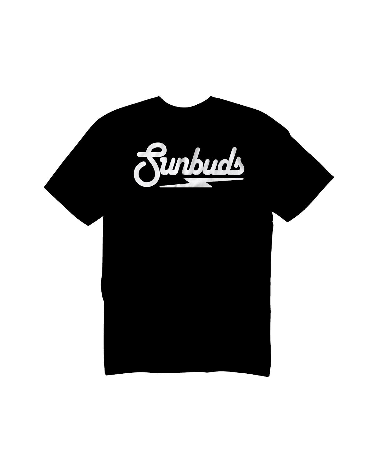 Sunbuds T-Shirt Black With White Logo