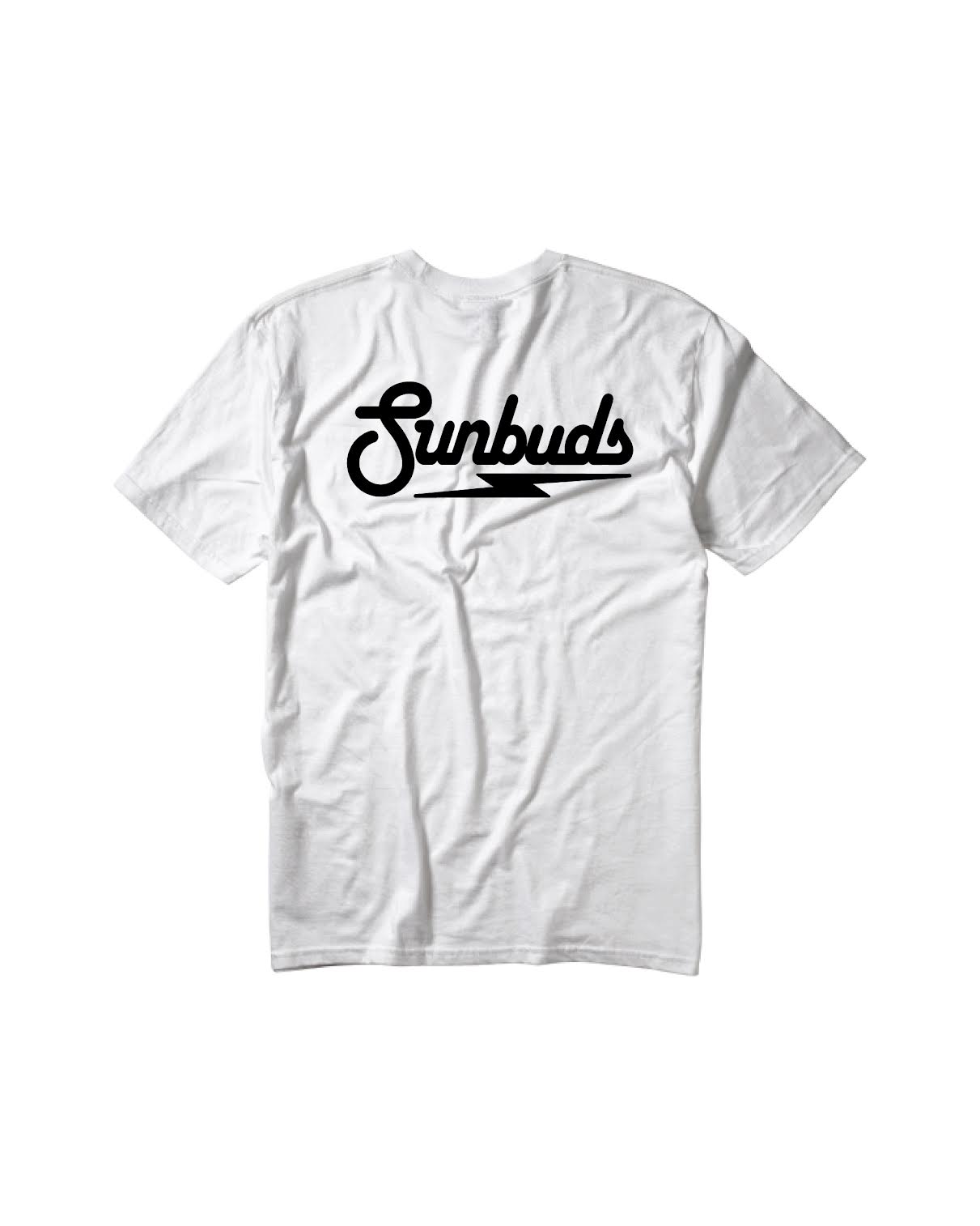 Sunbuds T-Shirt White With Black Logo